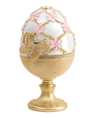Embellished Egg On Pedestal | Marshalls