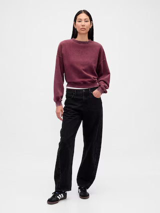 VintageSoft Wedge Crewneck Sweatshirt | Gap (US)