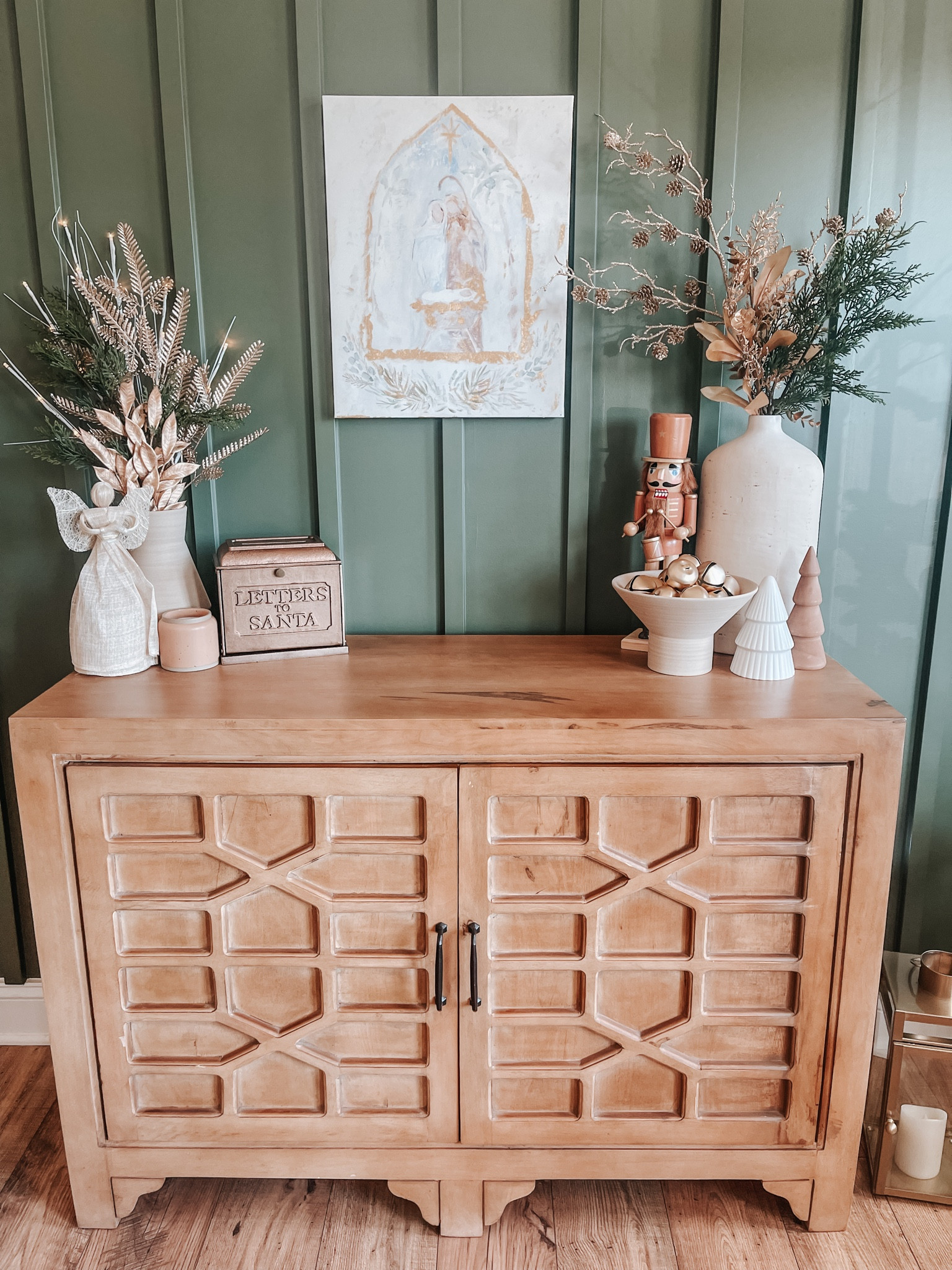 Loved this combination in our foyer last year. I love mixing both traditional and whimsical Christmas decor in our home. 

#LTKhome #LTKSeasonal #LTKHoliday