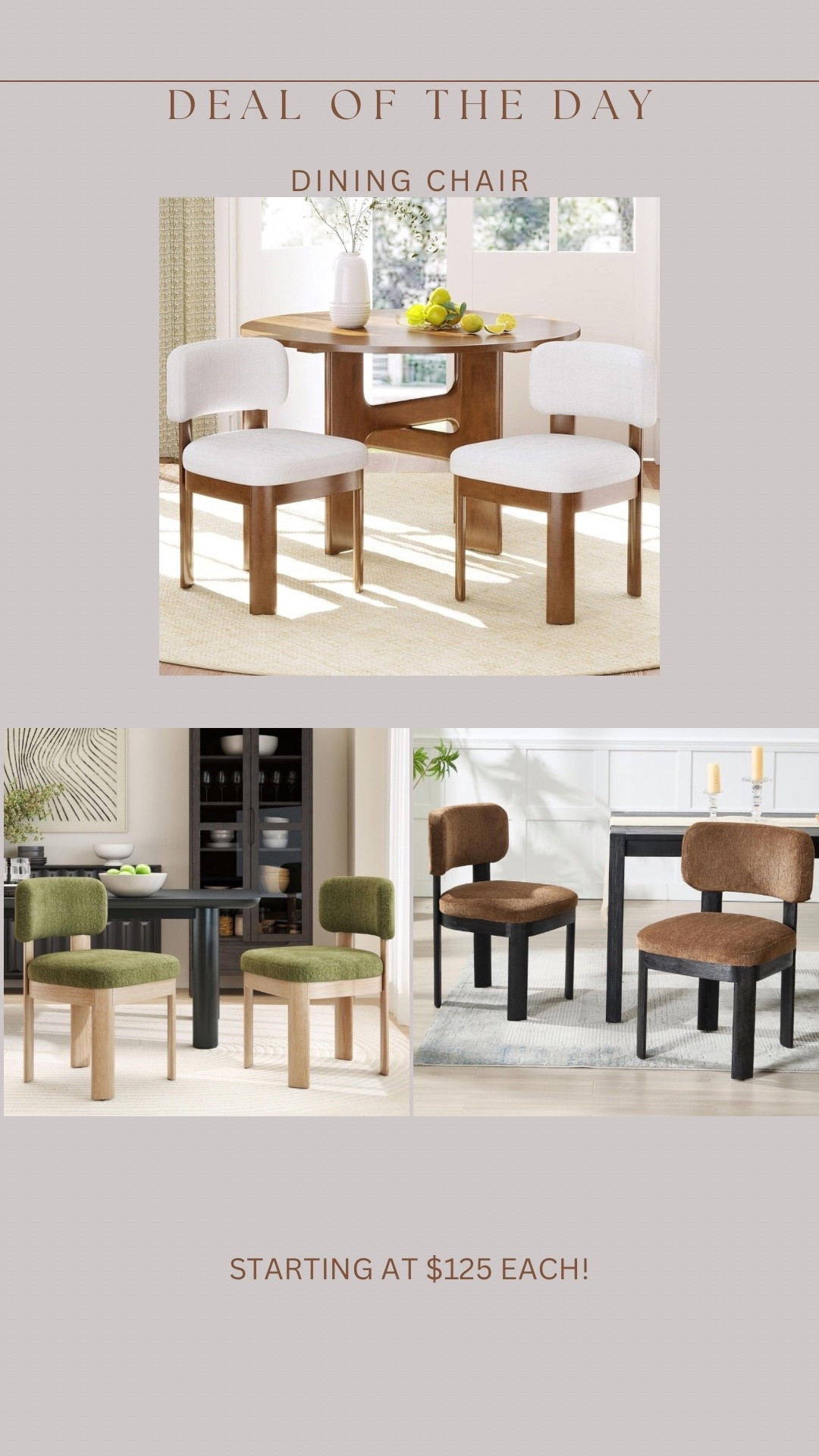 New Amazon dining chair!! These are stunning!! Major high end vibes 😍😍

#LTKStyleTip #LTKSaleAlert #LTKHome