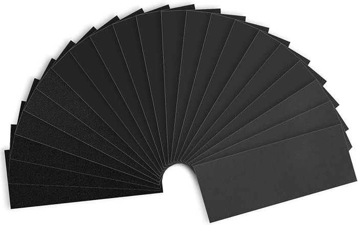 Sandpaper Assortment 120/220/400/600/800/1000/2000 Grit, 21 Sheets, 9 x 3.6 Inch Wet Dry Sand Pap... | Amazon (US)