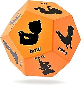 Covelico Yoga Dice for Kids | Yoga Dice - Fun Pose and Play Kids Movement Dice | Play Kid Yoga Ga... | Amazon (US)