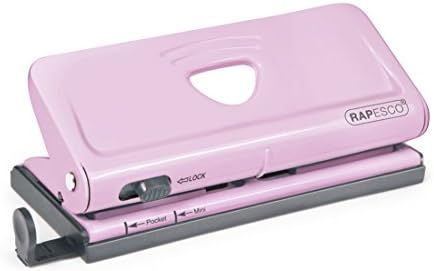 Rapesco Adjustable 6-Hole Punch for Planners and 6-Ring Binders - Pink, 320 feet (1322) | Amazon (US)