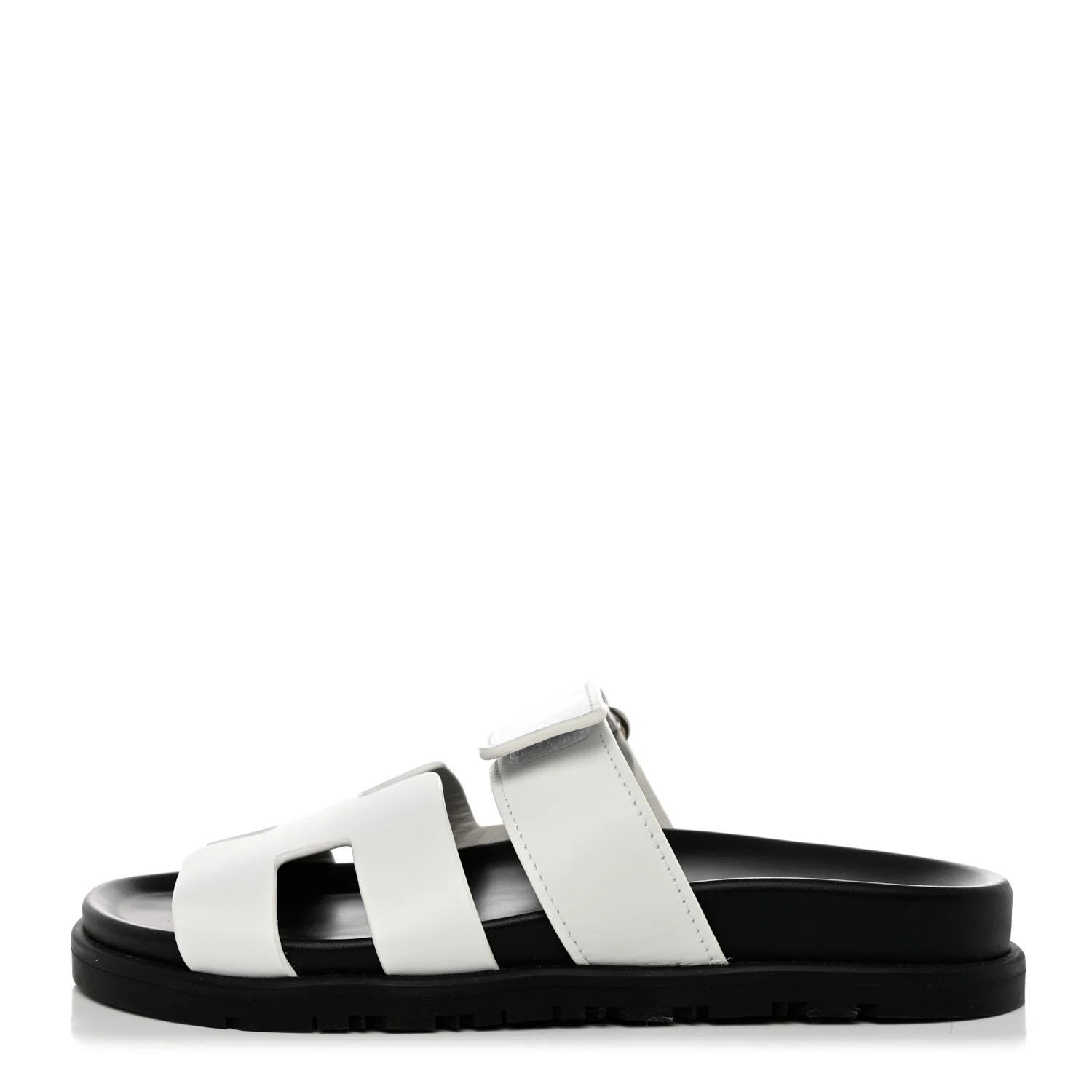 Calfskin Womens Chypre Sandals 35 White | FASHIONPHILE (US)
