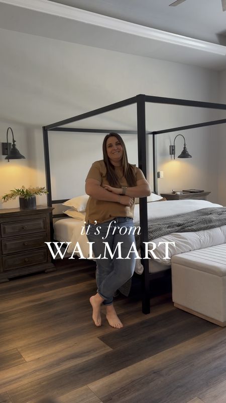 My new canopy bed is from Walmart! 

This bed is incredible quality! The strong metal frame is easy to assemble and has a 900lb weight limit! No box springs needed! 

#LTKVideo #LTKHome