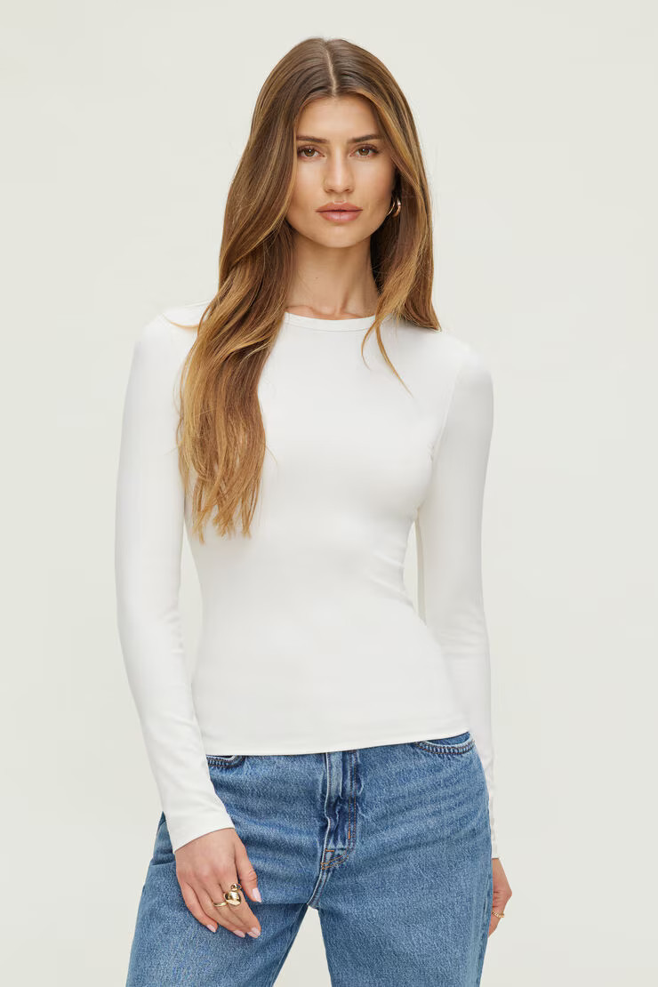 Rumi Long Sleeve T Shirt | Dynamite Clothing
