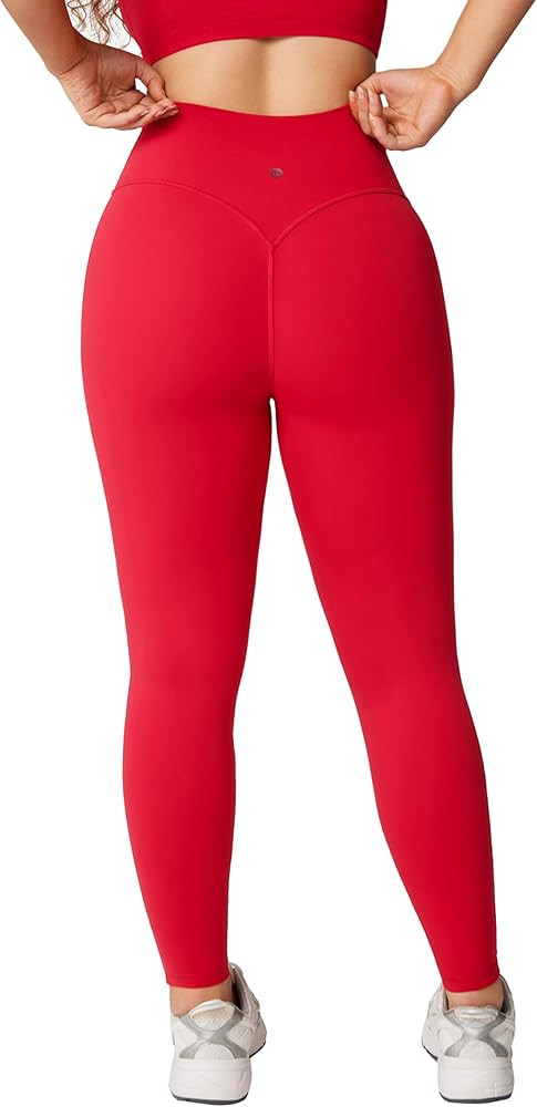 Hugcurve No Front Seam Hidden Scrunch Butt High Waisted Workout Leggings for Women Butt Lifting Y... | Amazon (US)