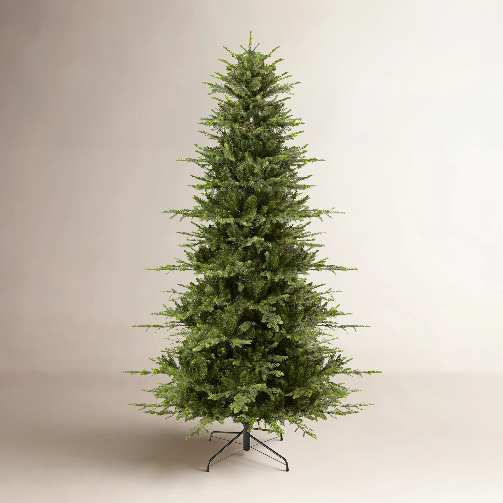 Pre-Lit Artificial Aspen Noble Fir Christmas Tree w/ LED Lights | Joss & Main
