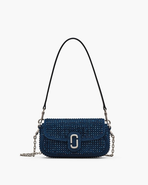 The Crystal Denim Clover Shoulder Bag | Marc Jacobs