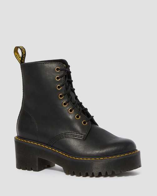 Shriver Hi Women's Wyoming Leather Heeled Boots | Dr Martens (UK)