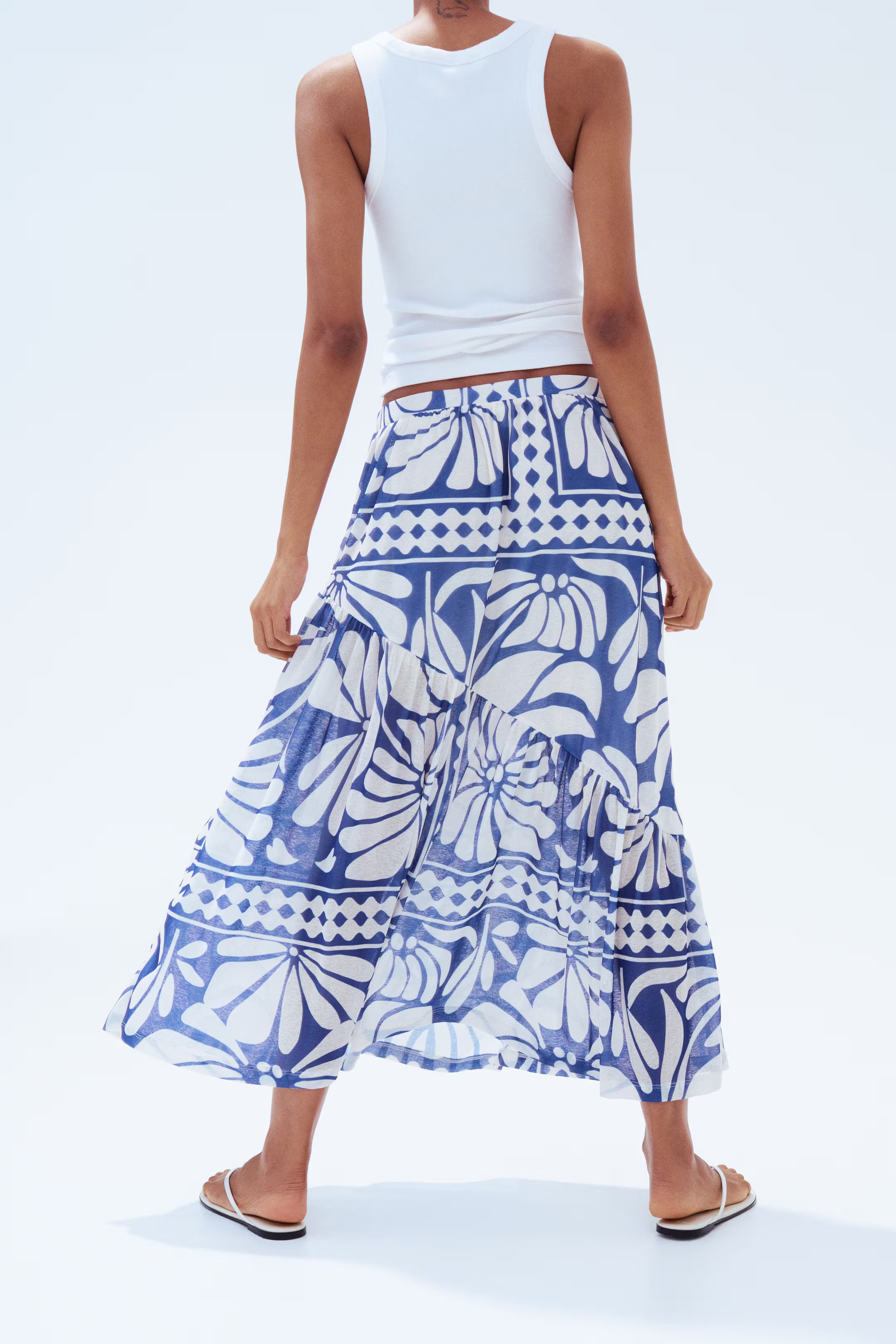 Jupe en maille vaporeuse | H&M (FR, IT, ES, PT, BE)