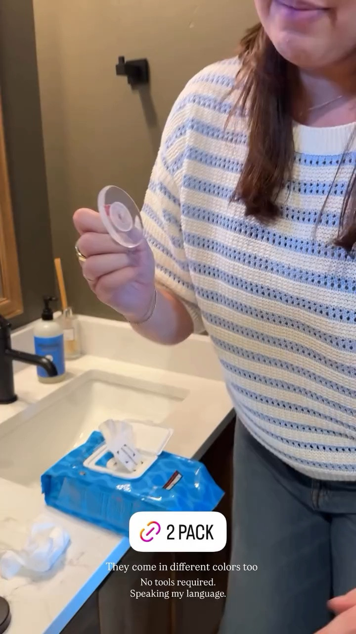 They come in different colors too  No tools required. Speaking my language.