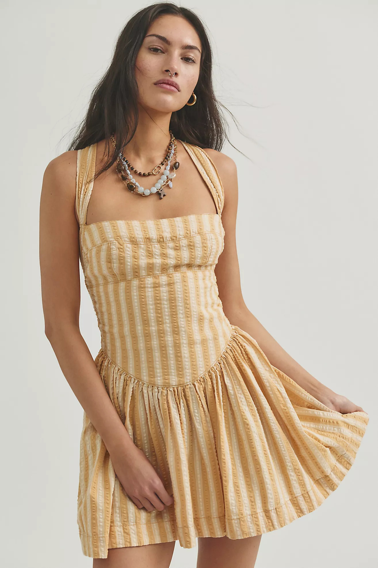Laurel Plaid Mini Dress | Free People (Global - UK&FR Excluded)