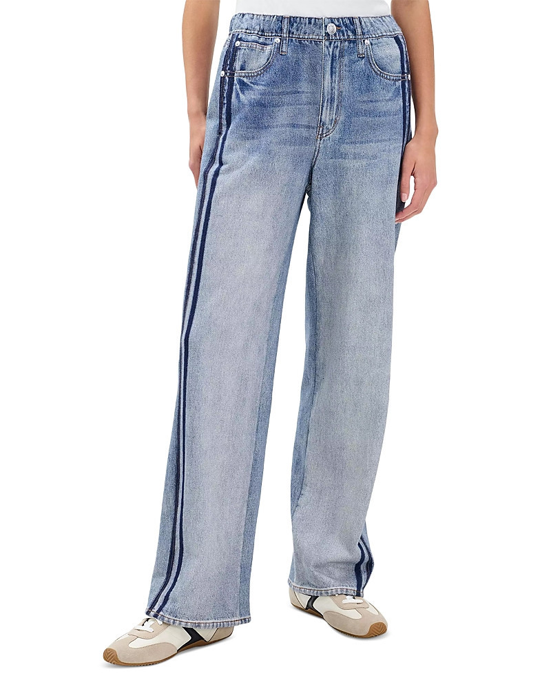 rag & bone Miramar Terry Wide Leg Track Pants | Bloomingdale's (US)