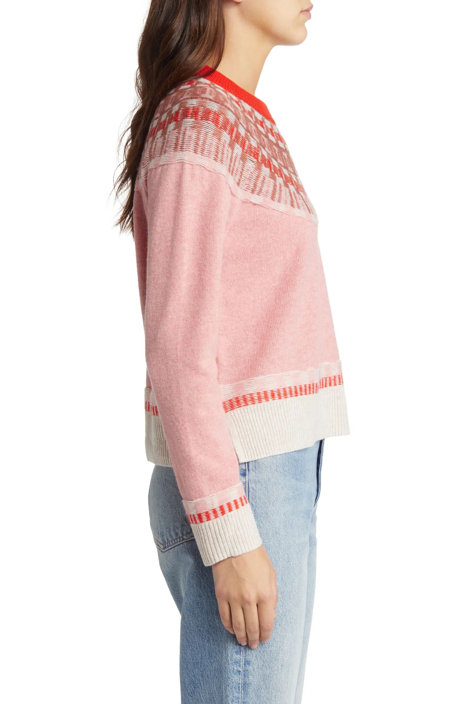 Mayer Fair Isle Merino Wool Blend Sweater | Nordstrom