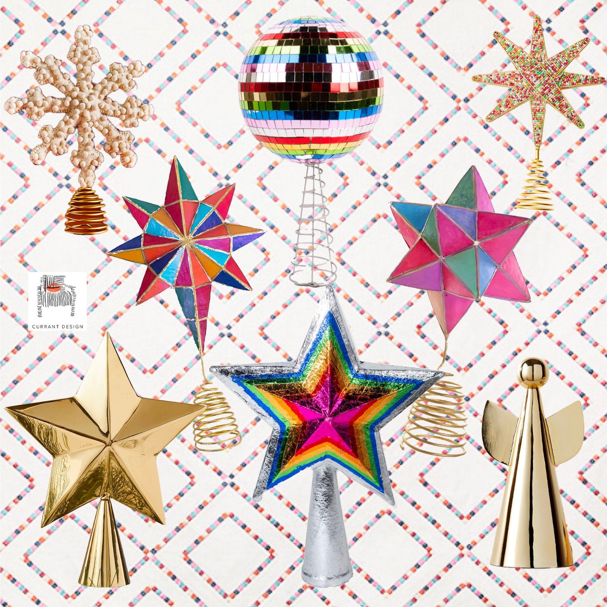 Top that Tree with Color and a touch of whimsy! Shop our edit of bold style to match your decor! #StayCurrant

#LTKHoliday #LTKSeasonal #LTKhome