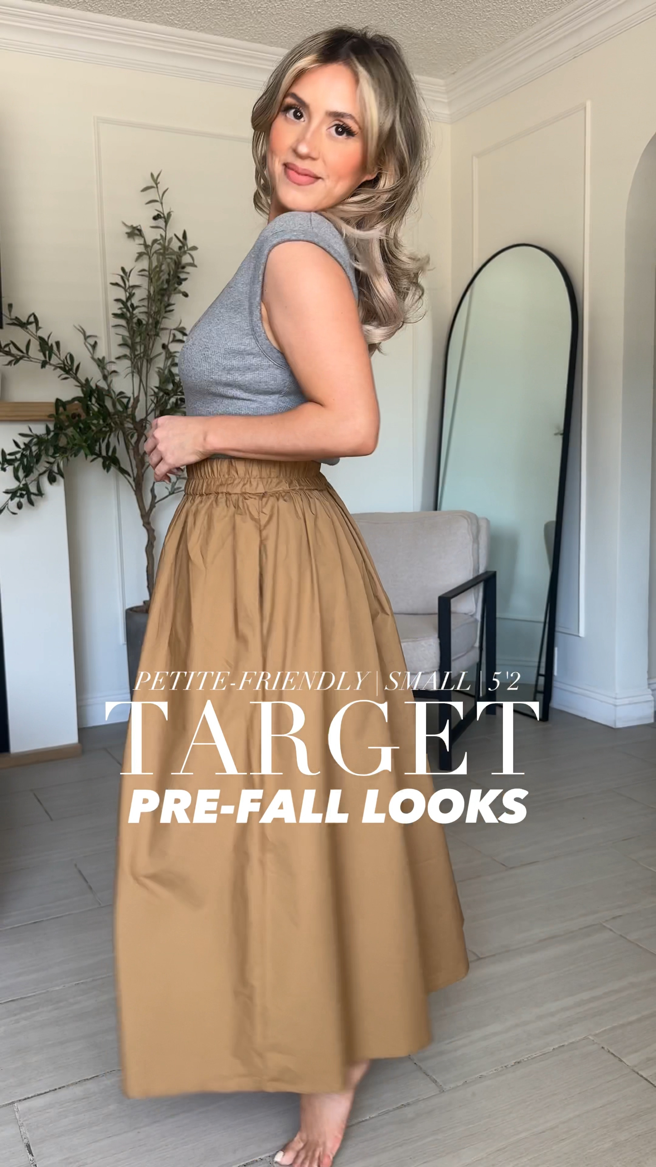 @target FALL OUTFITS 🍂✨

✔️Look 1: XS in grey bodysuit + poplin midi skirt | size 1/2 UP in the leopard flats
✔️Look 2: XS in striped long sleeve top + size 2 in jeans from Universal Thread (GREAT STRETCH) | color: LIGHT WASH 
✔️Look 3: small in black midi skirt (great stretch) + small in cropped button up 
✔️Look 4: small in burgundy maxi skirt + XS in black vest 
✔️Look 5: Small in cargo pants + XS in white tank
✔️Look 6: Ribcage straight leg Levi's are size 27 (Amazing stretch)! XS in green cardigan
✔️Look 7: size 2 in linen trousers + XS in bodysuit

#LTKStyleTip #LTKFindsUnder50 #LTKU
