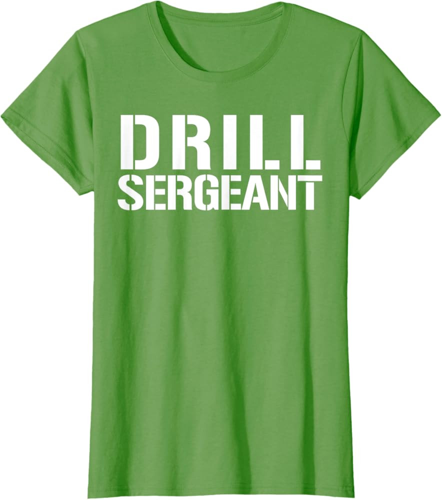 Drill Sergeant Shirt Army Boot Camp Tee T-Shirt | Amazon (US)