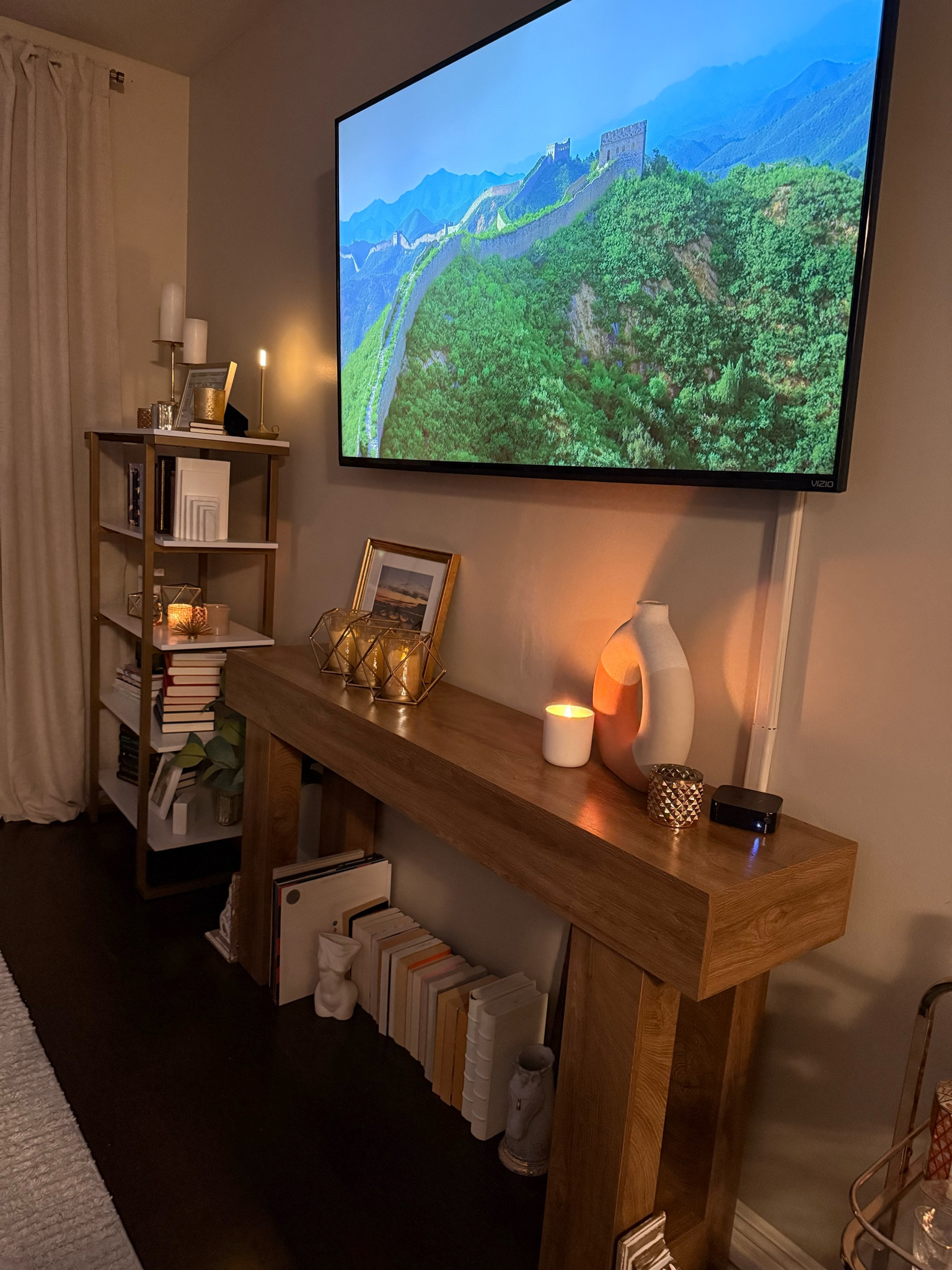 I took months to find a tv stand I loved & this one is it… and under $200 🤍🤍

#LTKSaleAlert #LTKHome #LTKMostLoved