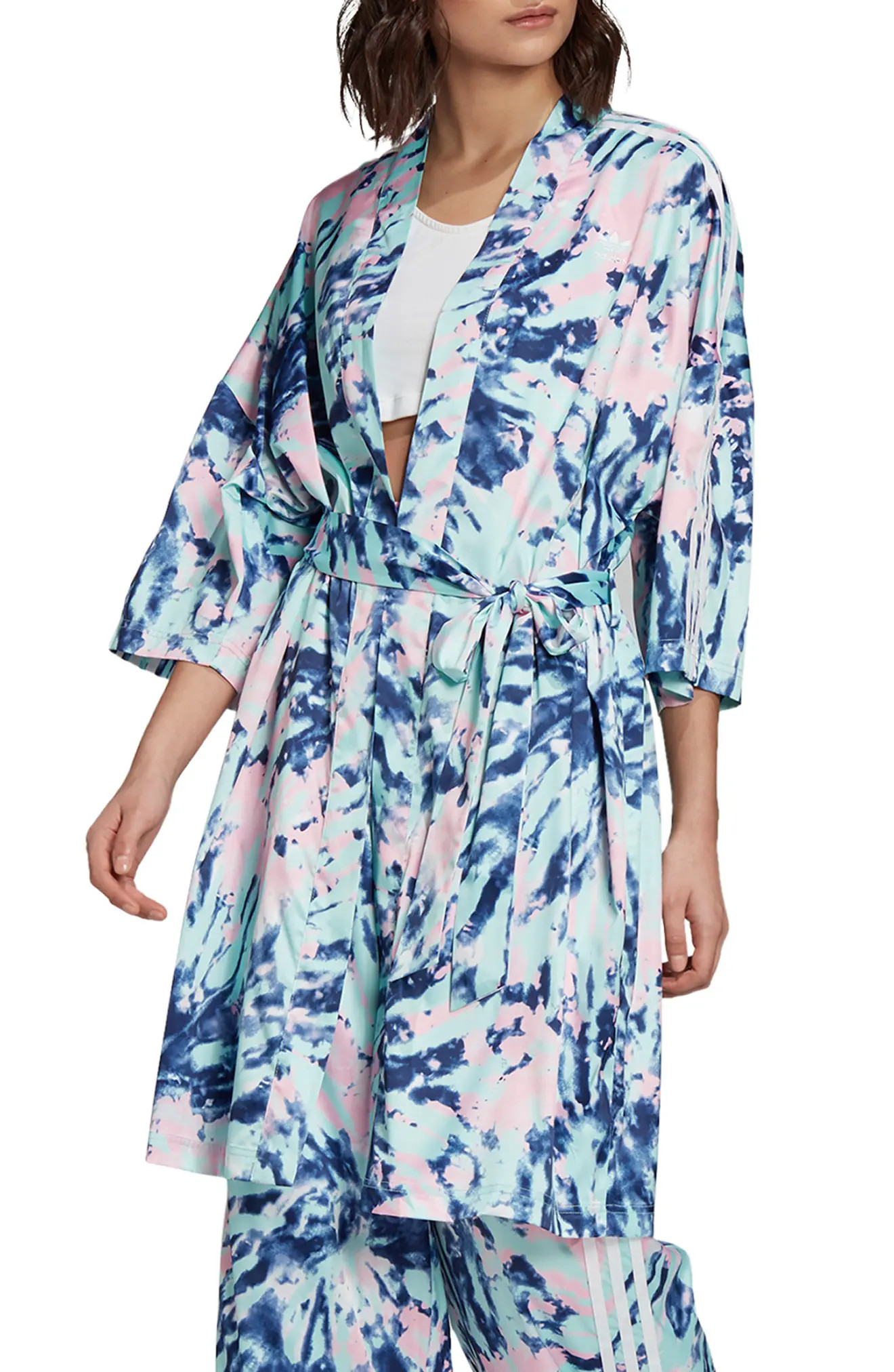 Women's Adidas Originalls Tie Dye Robe | Nordstrom