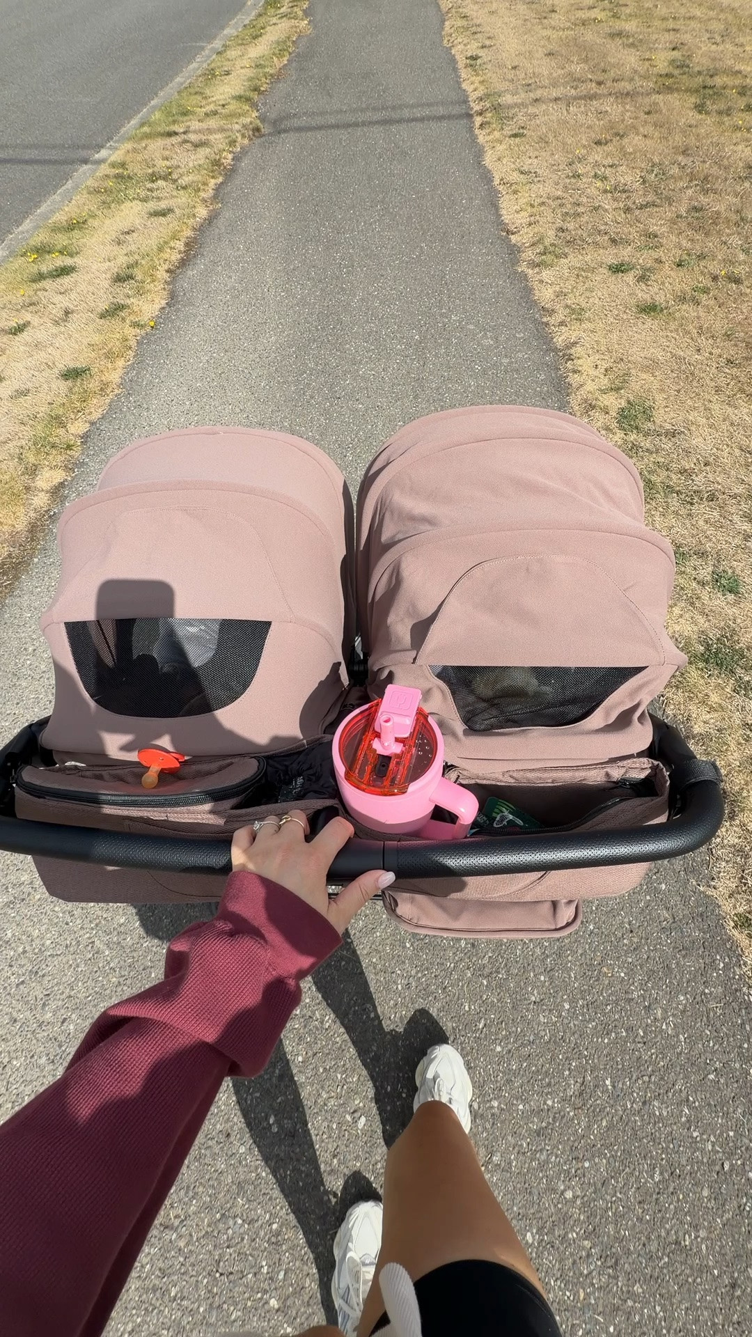 Love this double stroller they’ve thought of everything for it - works for newborn also!! Smooth ride, lightweight, collapsing easily. Love it. Sneakers true to size 8 I’ve worn for 2+ years my faves 

#morningroutine #walking #newbalance #momlife #brumate #zoe #newbalance

#LTKdayinmylife #LTKselfcare #LTKmorningroutine
