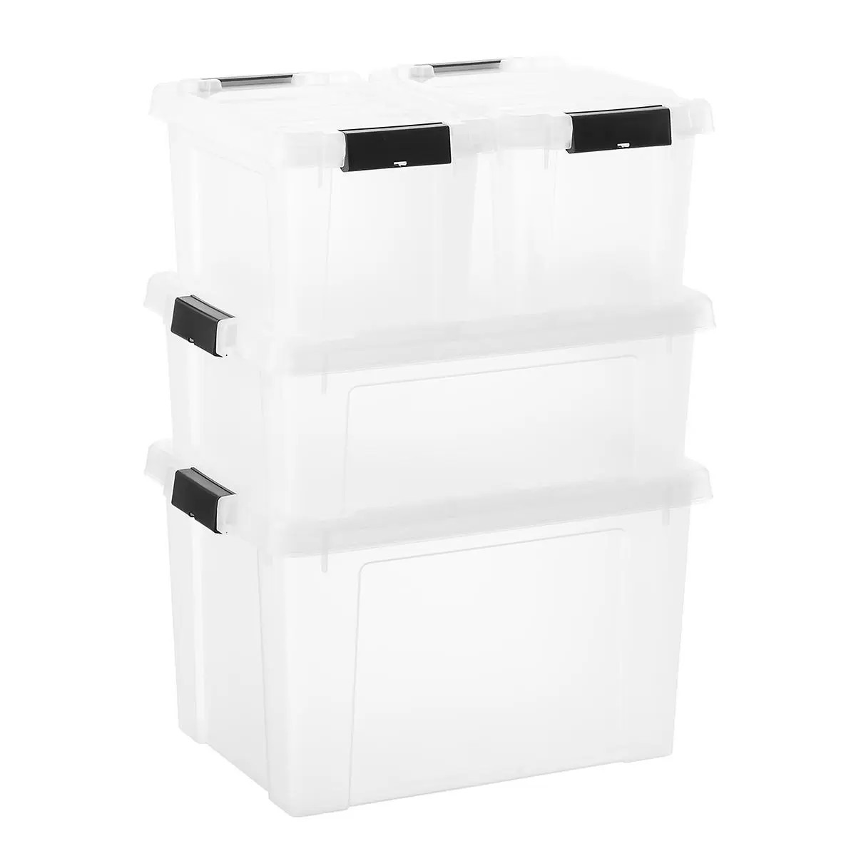 Heavy Duty Stackable Garage Totes | The Container Store