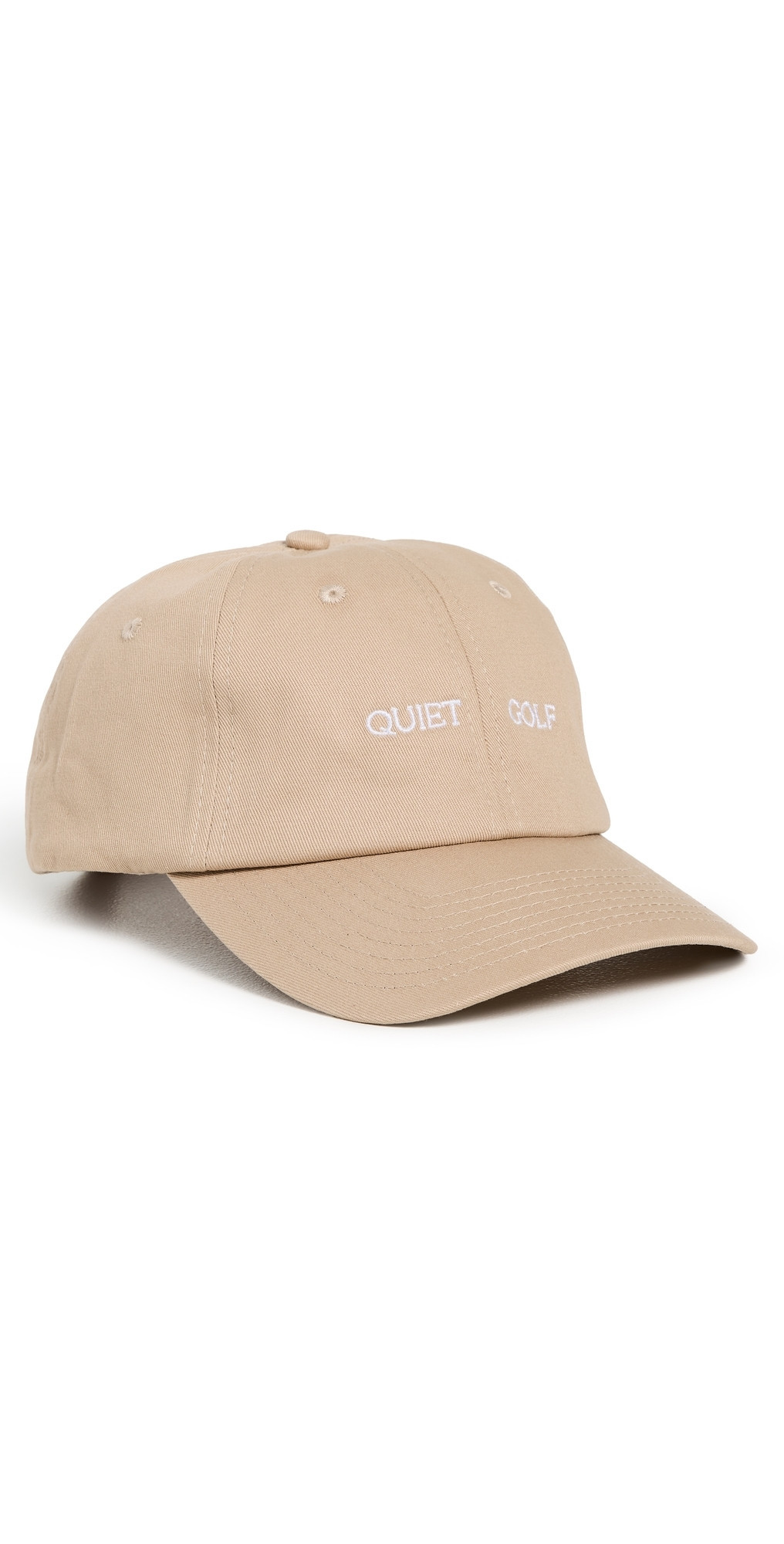 Quiet Golf Wordmark Dad Hat Tan One Size | Shopbop