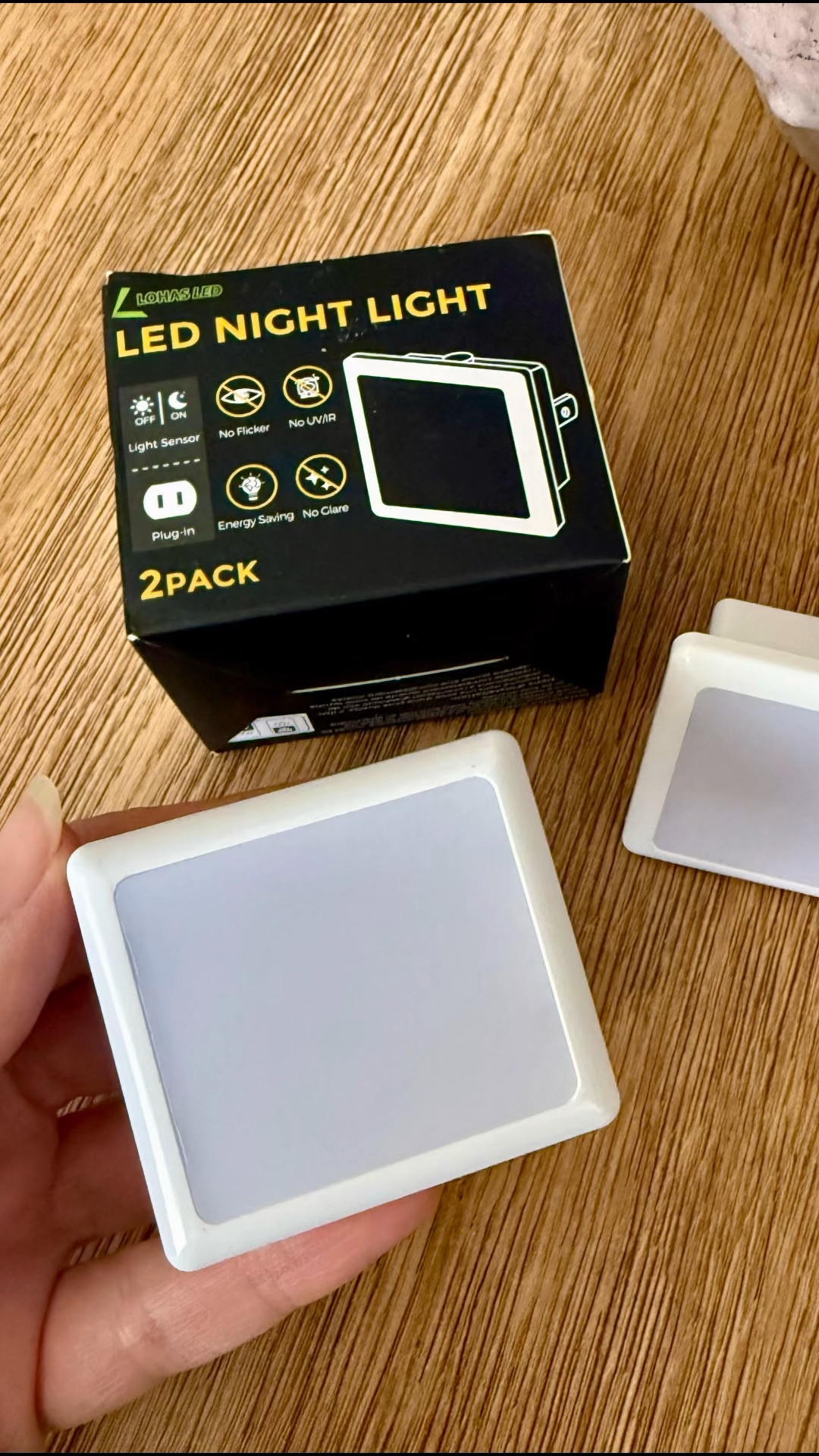 These night lights are so cute and fancy looking. Compact with perfect brightness for hallways and dark spaces. Right now you get 2 for just under $7.

#LTKHome #LTKSeasonal #LTKSaleAlert