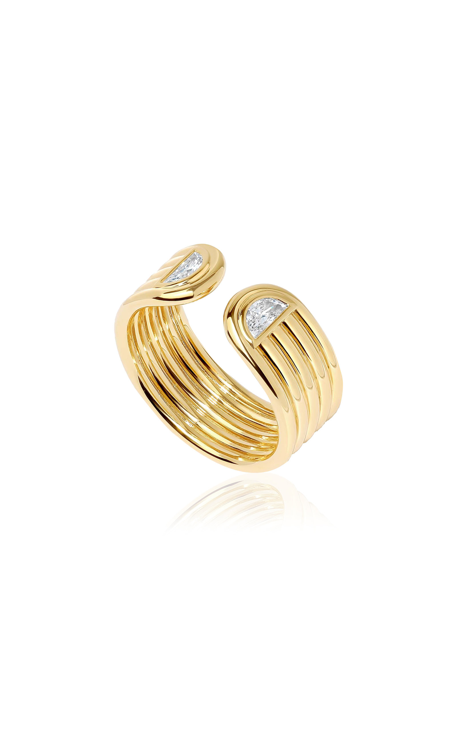 Marmara 18K Yellow Gold Diamond Ring | Moda Operandi (Global)