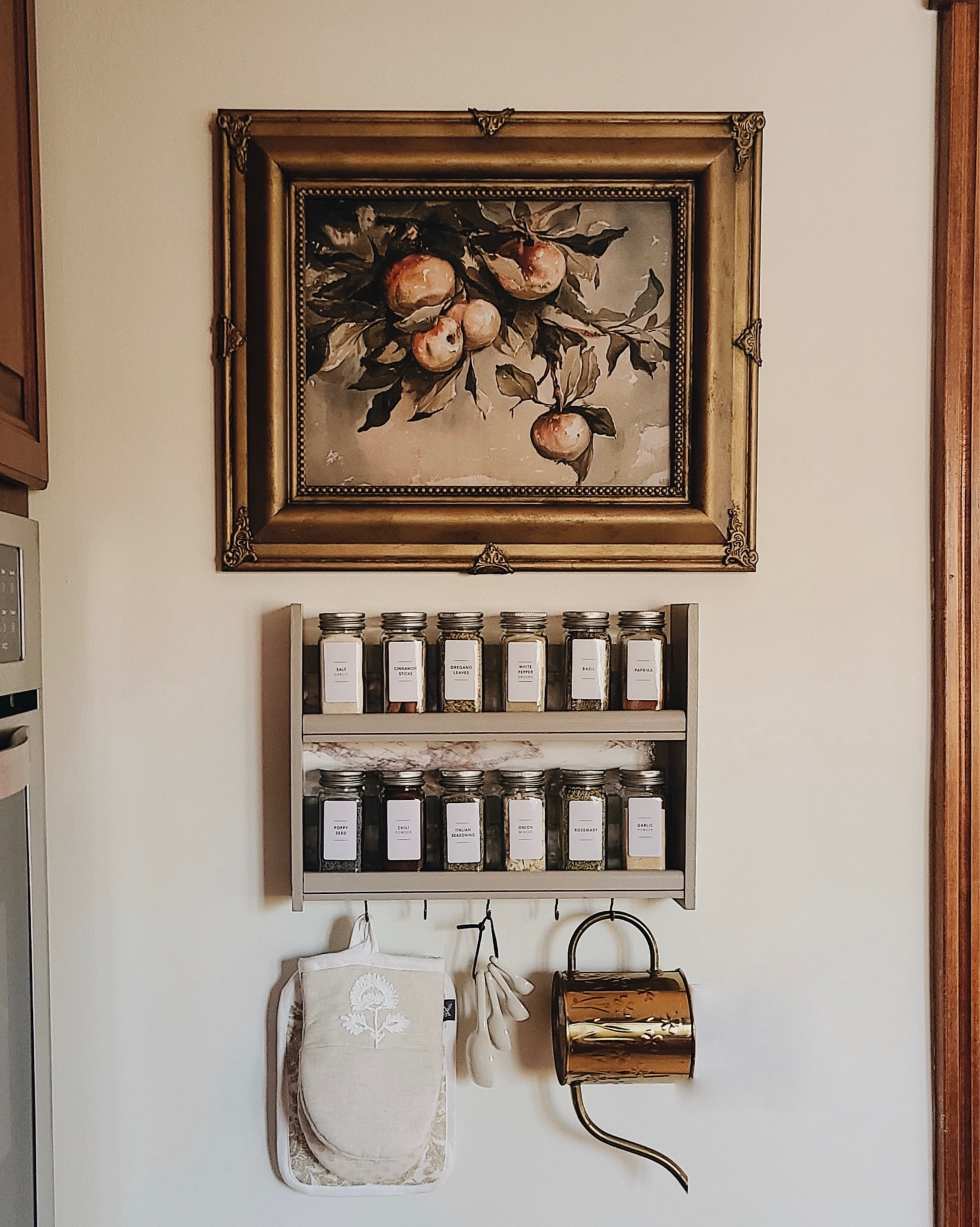 Kitchen spice | art wall up cycle - my latest DIY project! Modern spice jars | spice rack | framed vintage kitchen art

#LTKunder50 #LTKhome #LTKFind