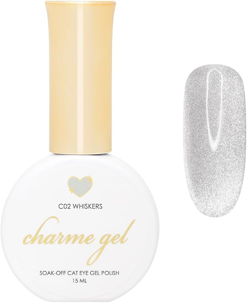 Daily Charme C02 Whiskers Original Velvet Cat Eye Magnetic Gel Nail Polish, 15 ml, Soak Off UV Le... | Amazon (US)