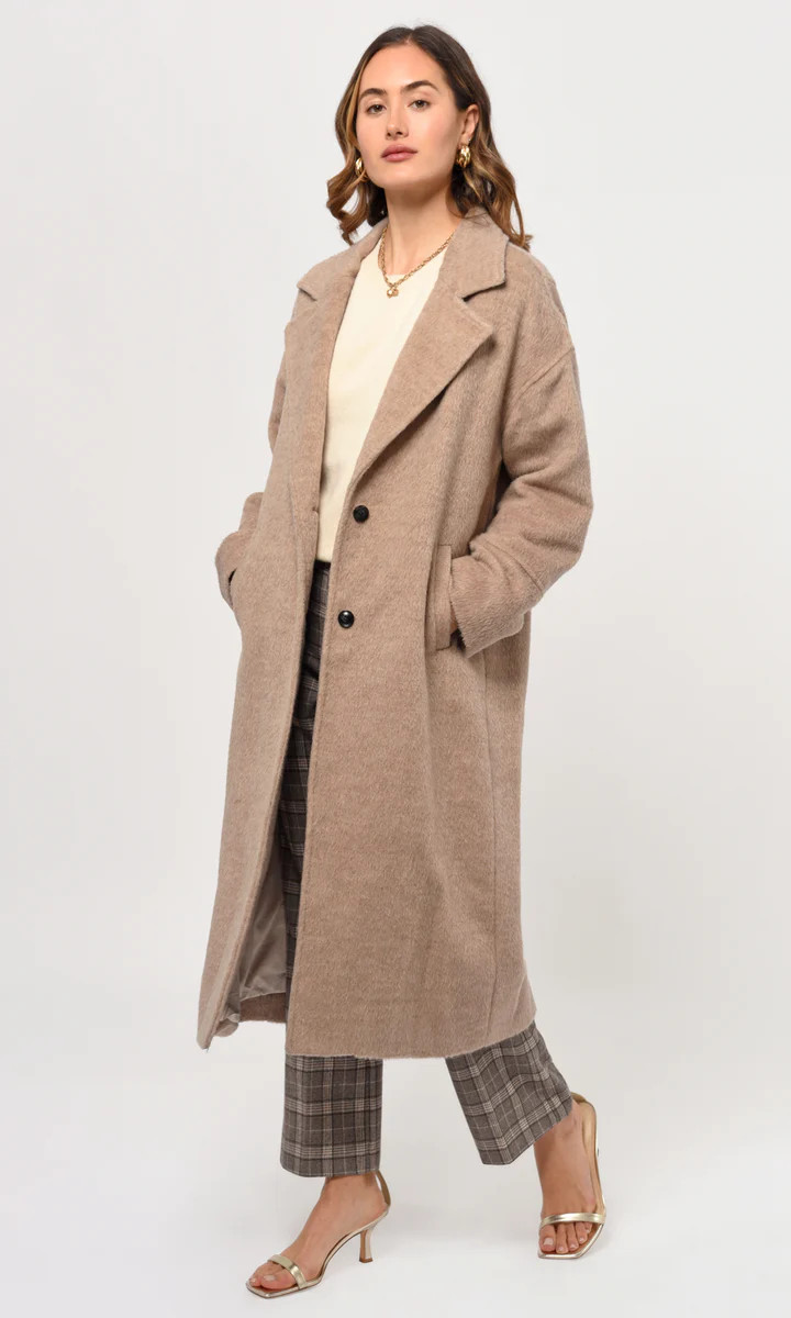 Bryce Oversized Long Coat | Greylin Collection | Women's Luxury Fashion Clothing 