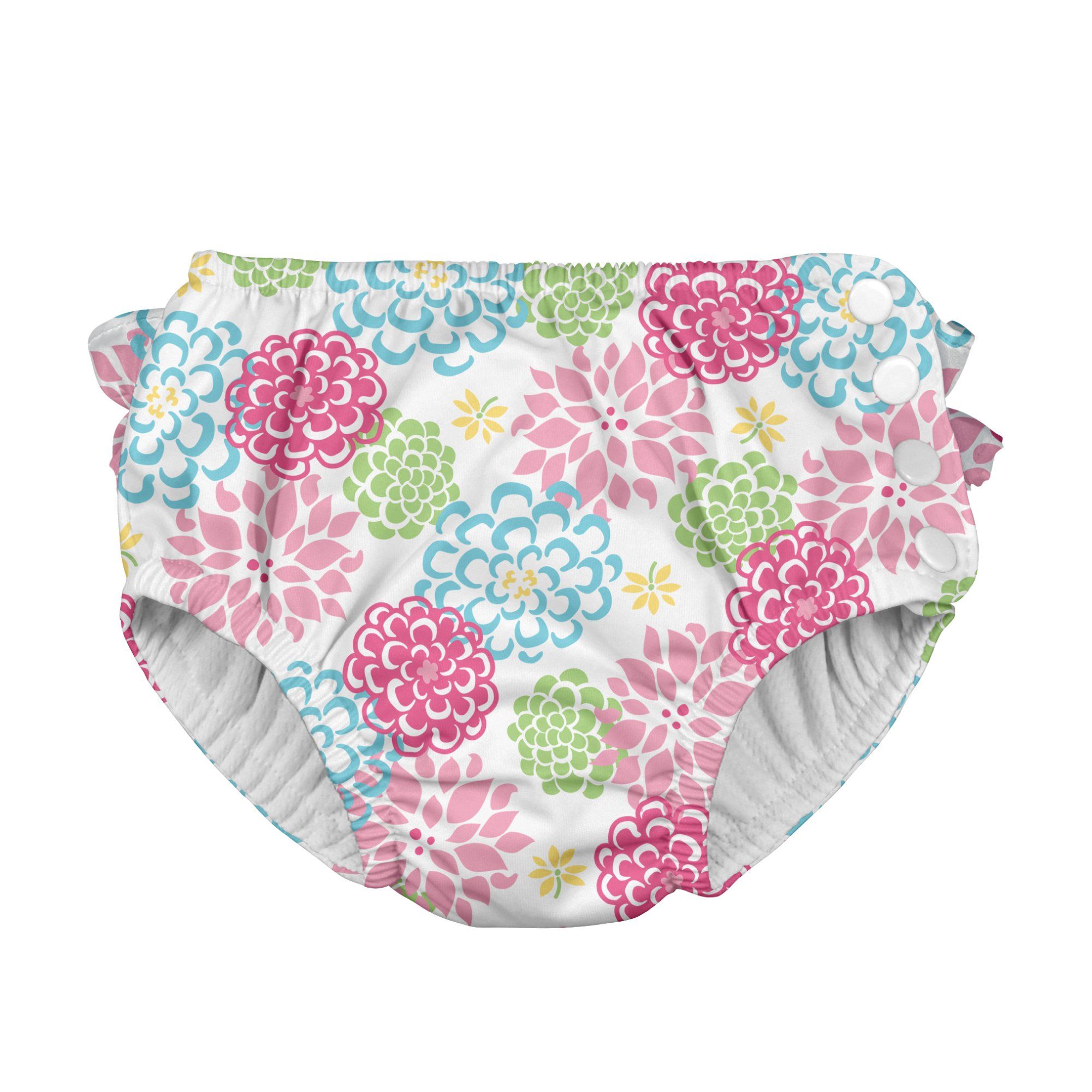 i play. by green sprouts Girls' Ruffle Snap Reusable Absorbent Swimsuit Diaper | Amazon (US)