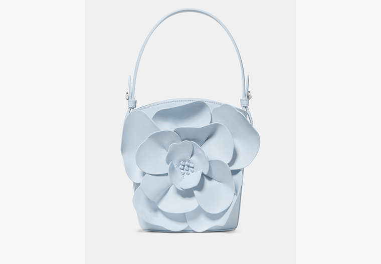 Kate Spade Flora Bucket Bag, Pale Sapphirine | Kate Spade Outlet