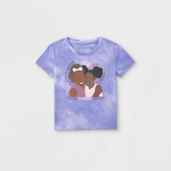 Black History Month Toddler Girlfriends Short Sleeve Graphic T-Shirt - Lilac | Target