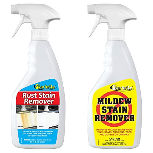 STAR BRITE Rust Stain Remover Spray - Instantly Dissolve Corrosion Stains on Fiberglass, Vinyl, Fabric & Painted Surfaces - Also Removes Sprinkler Stains & Mold & Mildew Stain Remover + Cleaner | Amazon (US)
