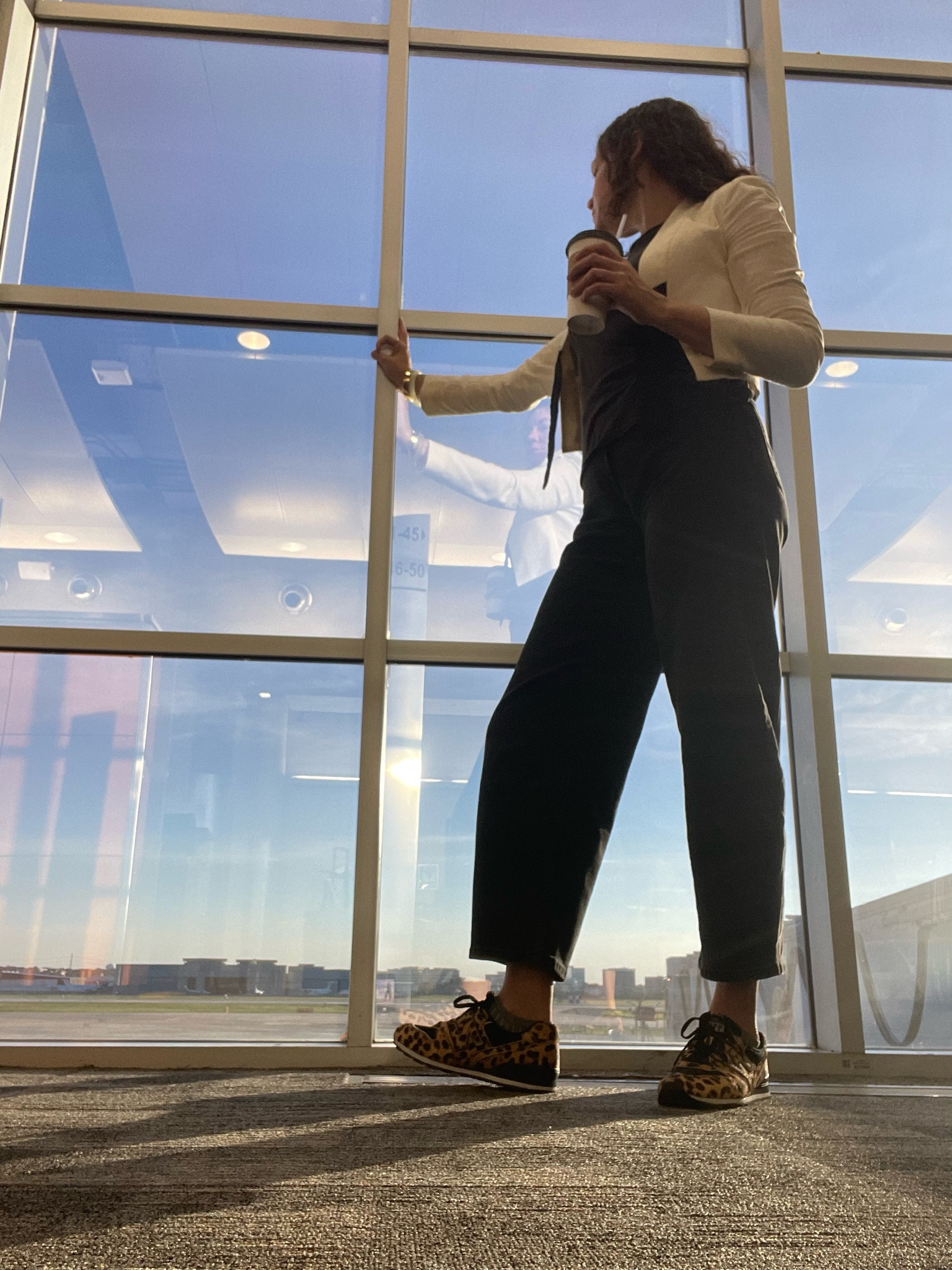 Up in the air with barrel legs and cropped jackets #investmentpiece 

#LTKSeasonal #LTKOver40 #LTKStyleTip