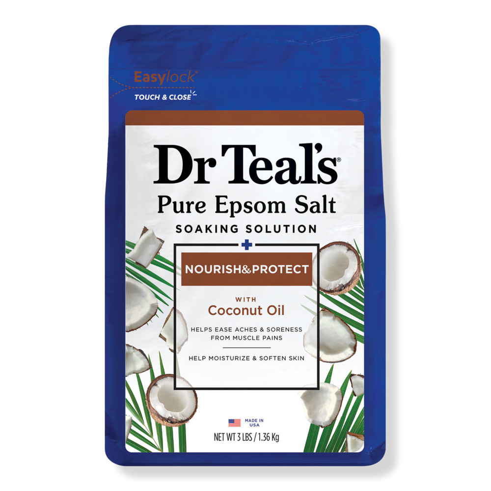 Dr Teal's Pure Epsom Salt Soaking Solution with Coconut Oil | Ulta