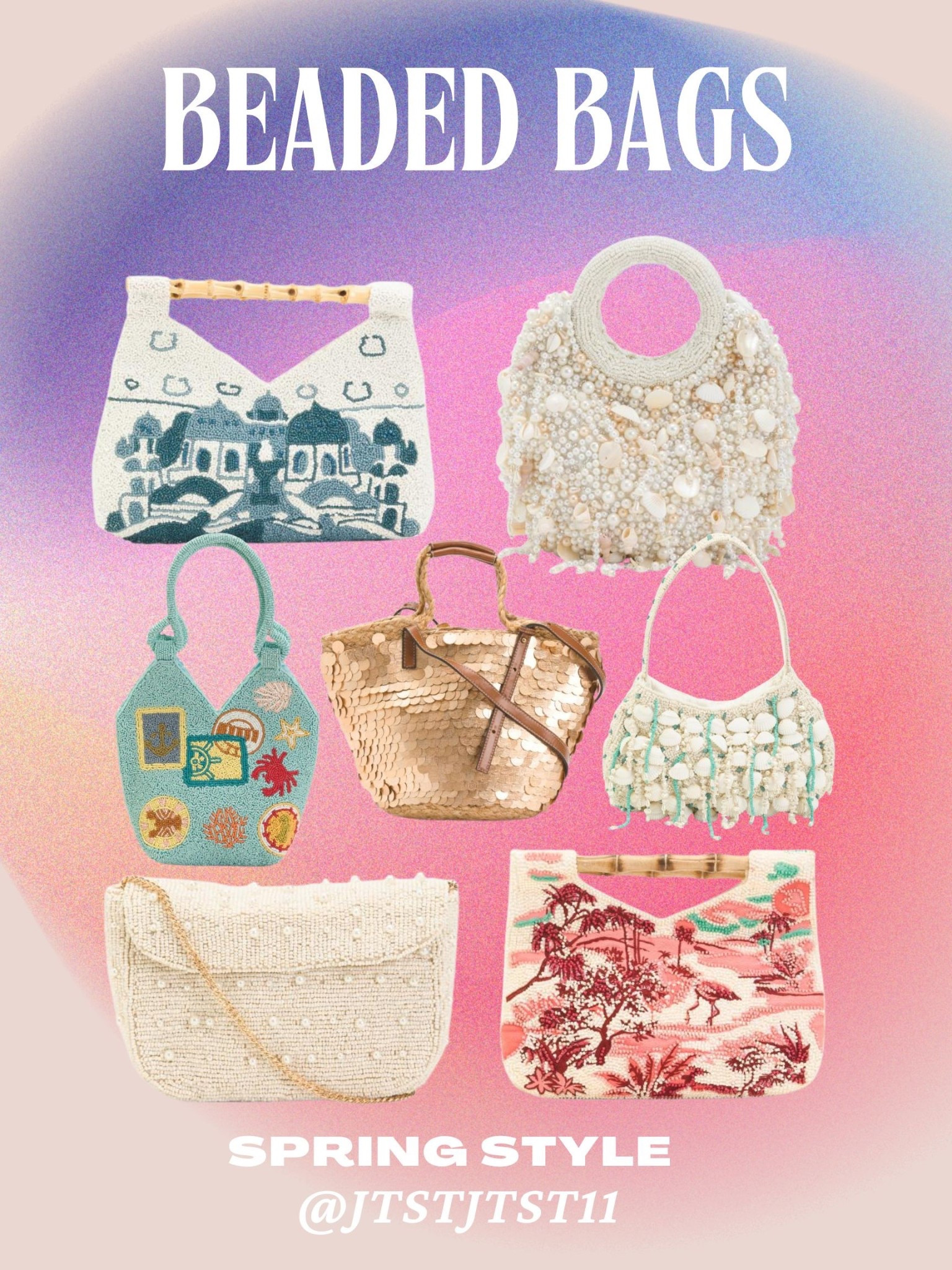 Beaded bags under $50

@TJ Maxx 

#LTKSeasonal #LTKOver40 #LTKSaleAlert #LTKU #LTKTravel #LTKSwim #LTKFestival