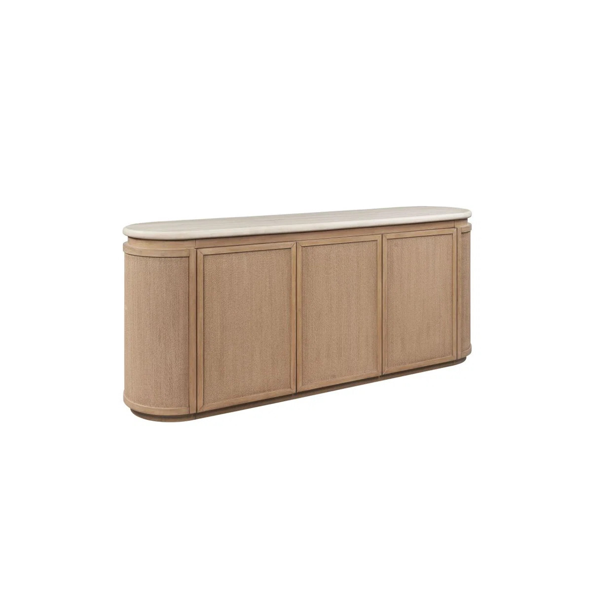 Rosecliff Heights Stone Top And Rope Front Server Modern Sideboard | Wayfair | Wayfair North America