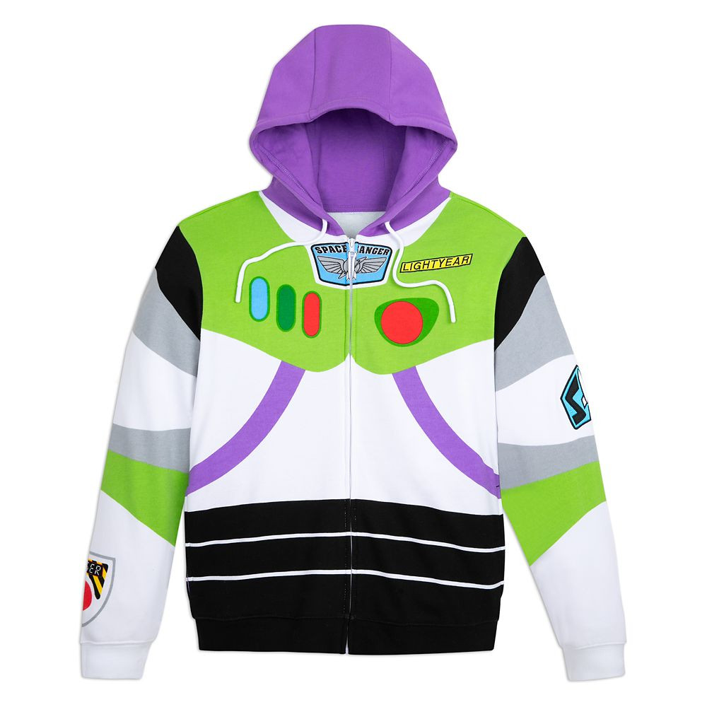 Buzz Lightyear Zip Hoodie for Adults – Toy Story | Disney Store