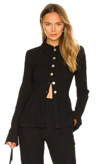 Jovi Top in Black | Revolve Clothing (Global)