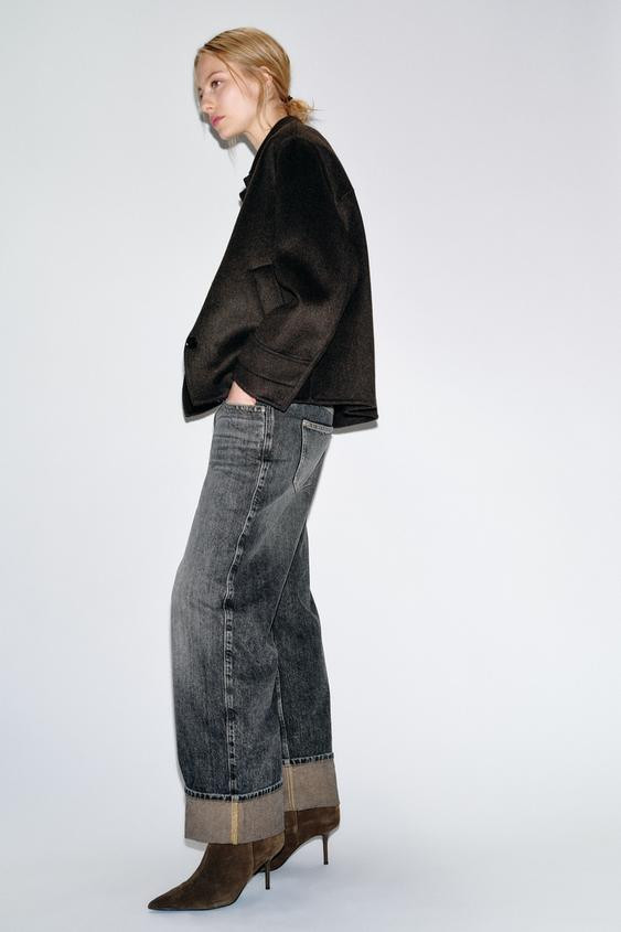 LEATHER HIGH-HEEL ANKLE BOOTS | Zara UK