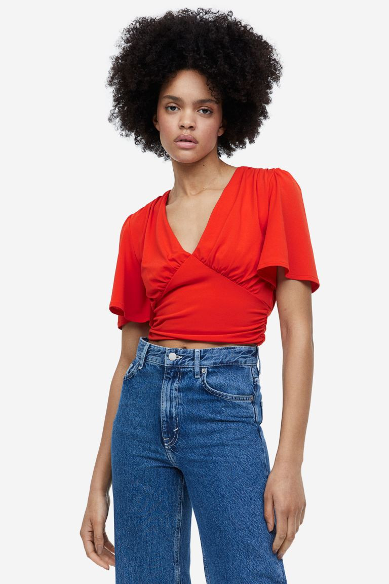 Gathered Crop Top | H&M (US + CA)