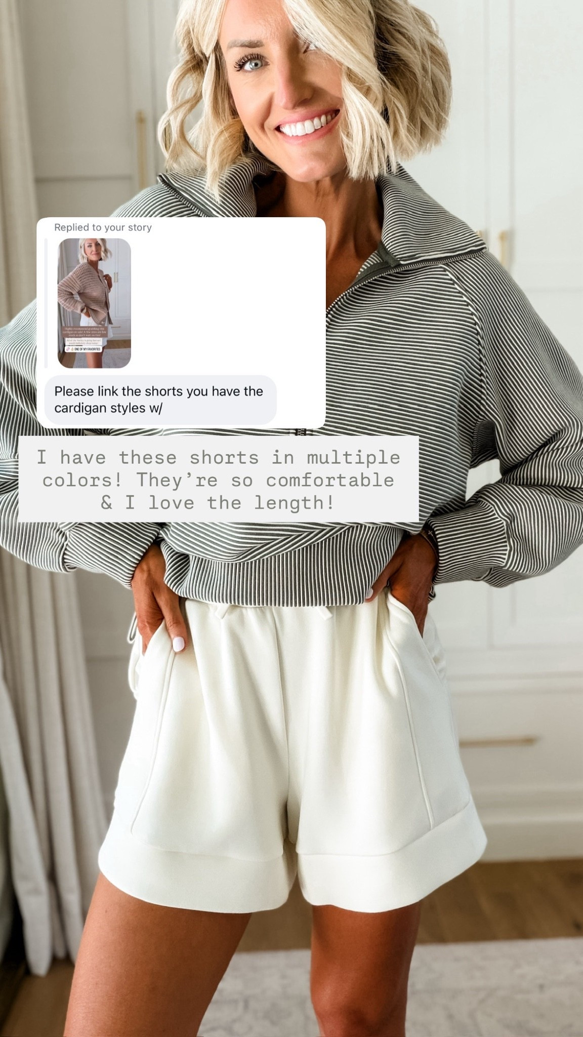 The perfect everyday shorts 👏🏼 so comfy & they look so elevated! Wearing S.

Loverly Grey, Varley, loungewear

#LTKootd