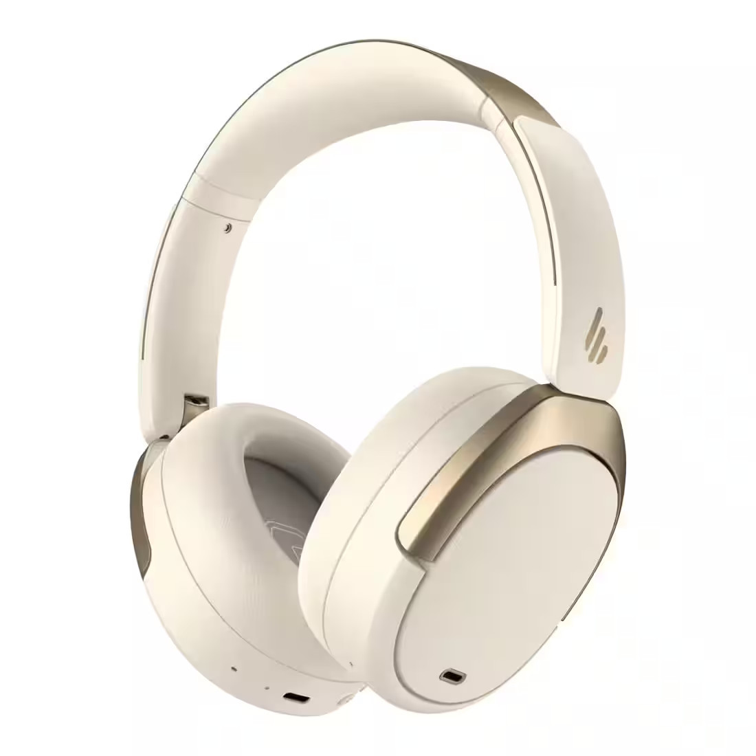 Edifier - WH950NB Wireless Noise Cancelling Over-Ear Headphones - Ivory | Best Buy U.S.