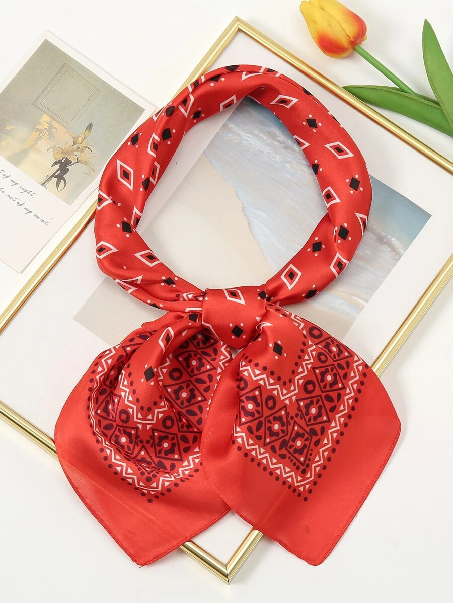 Allover Geometric Print Bandana | SHEIN