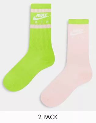 Nike Everyday Essential crew socks in multi 2 pack | ASOS (Global)