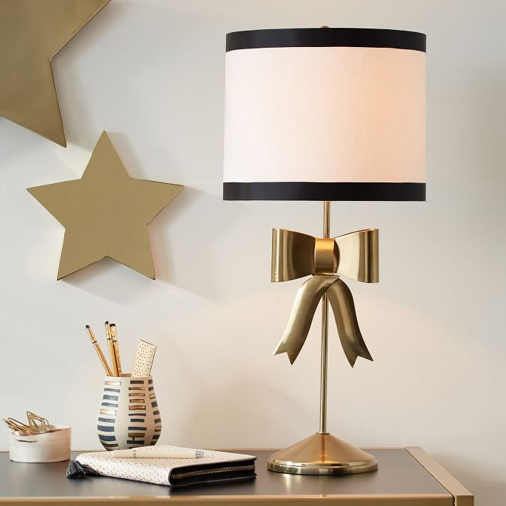 The Emily & Meritt Bow Table Lamp | Pottery Barn Teen