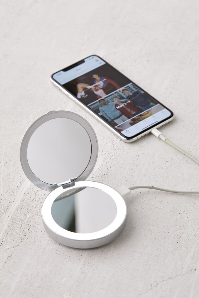 Tech Candy Glow Up Compact Mirror Power Bank | Urban Outfitters (US and RoW)